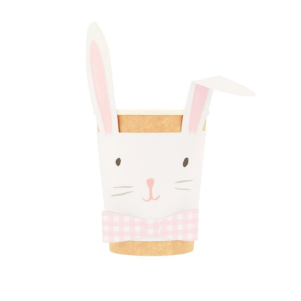 Verres en Carton (8) - Lapins