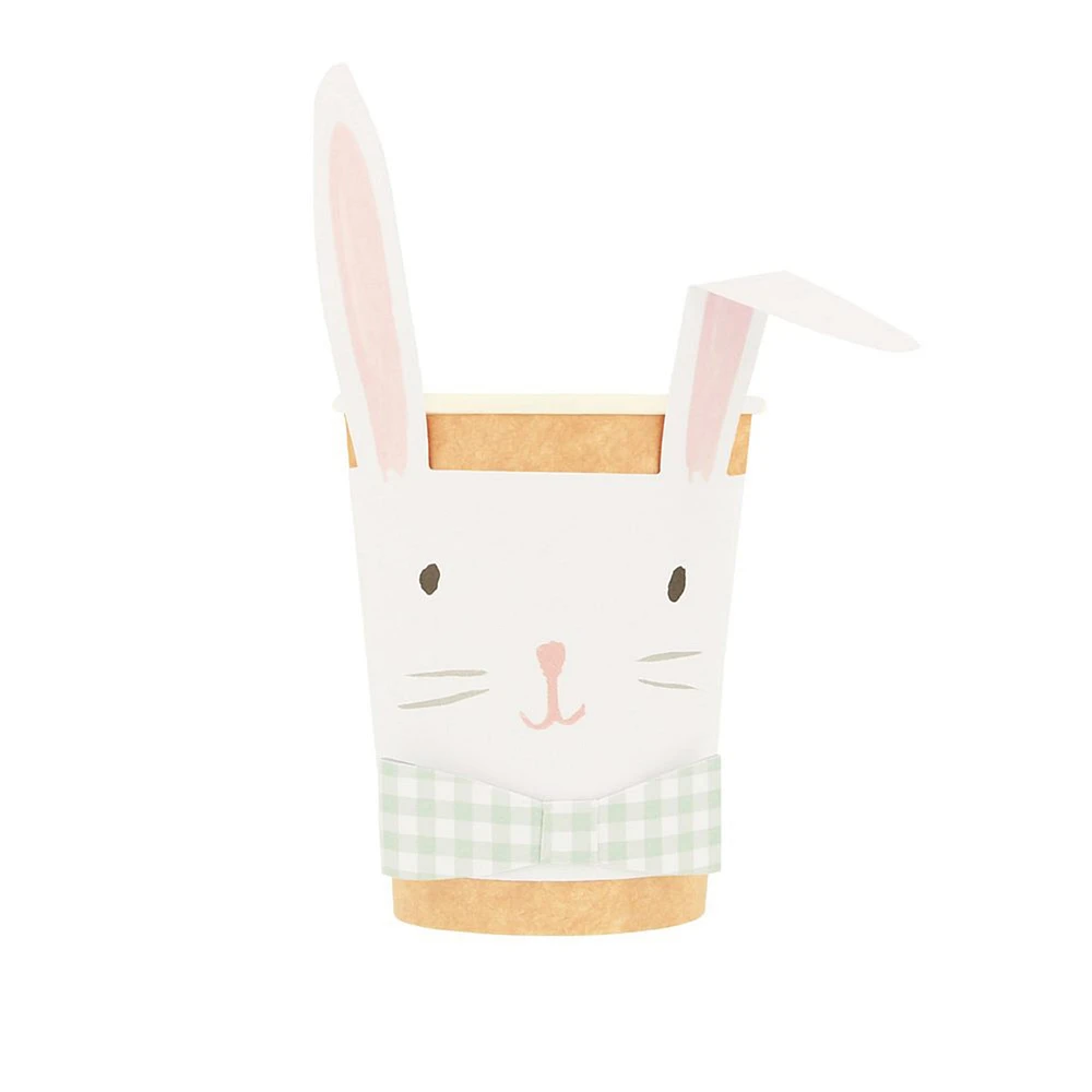 Verres en Carton (8) - Lapins