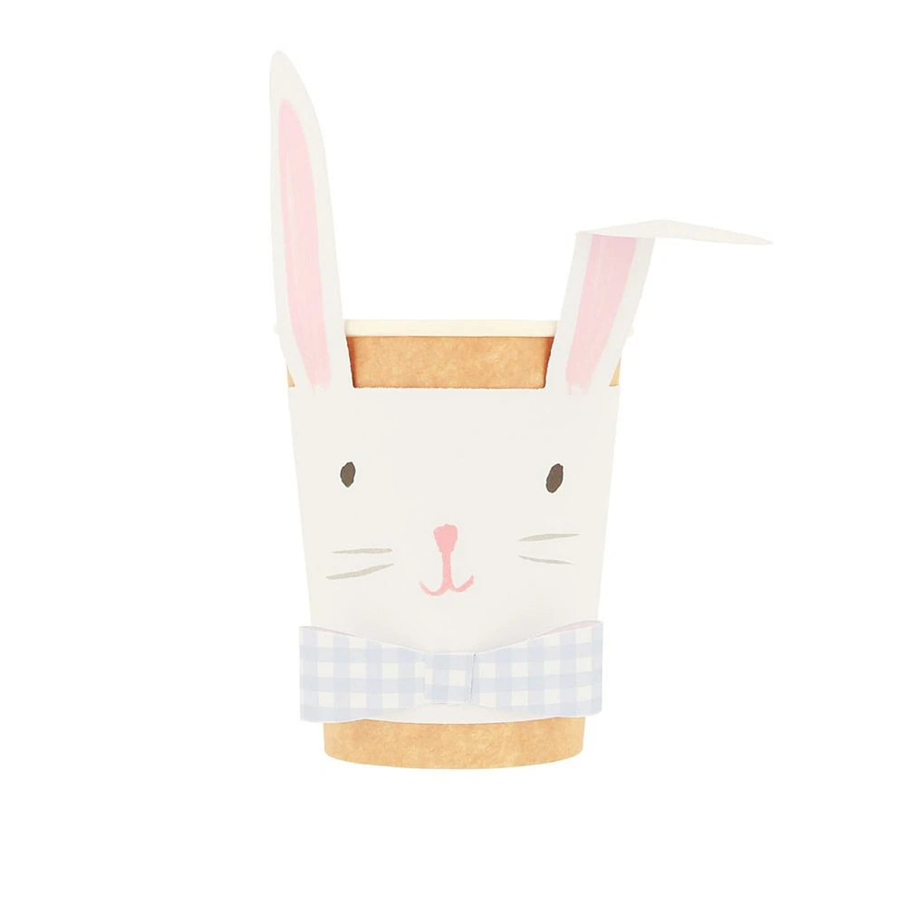 Verres en Carton (8) - Lapins