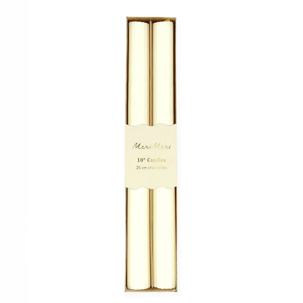 Ivory Table Candles(2)