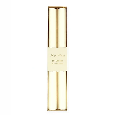 Ivory Table Candles(2)
