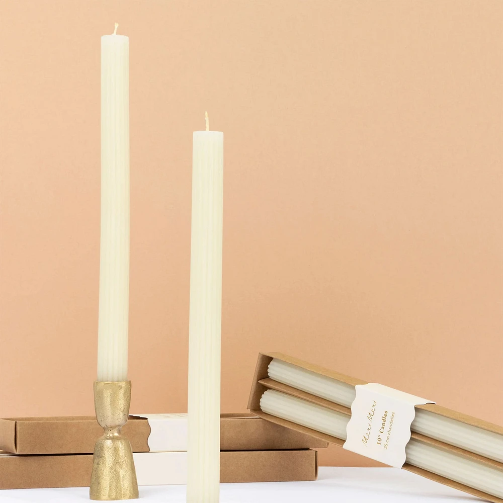 Ivory Table Candles(2)