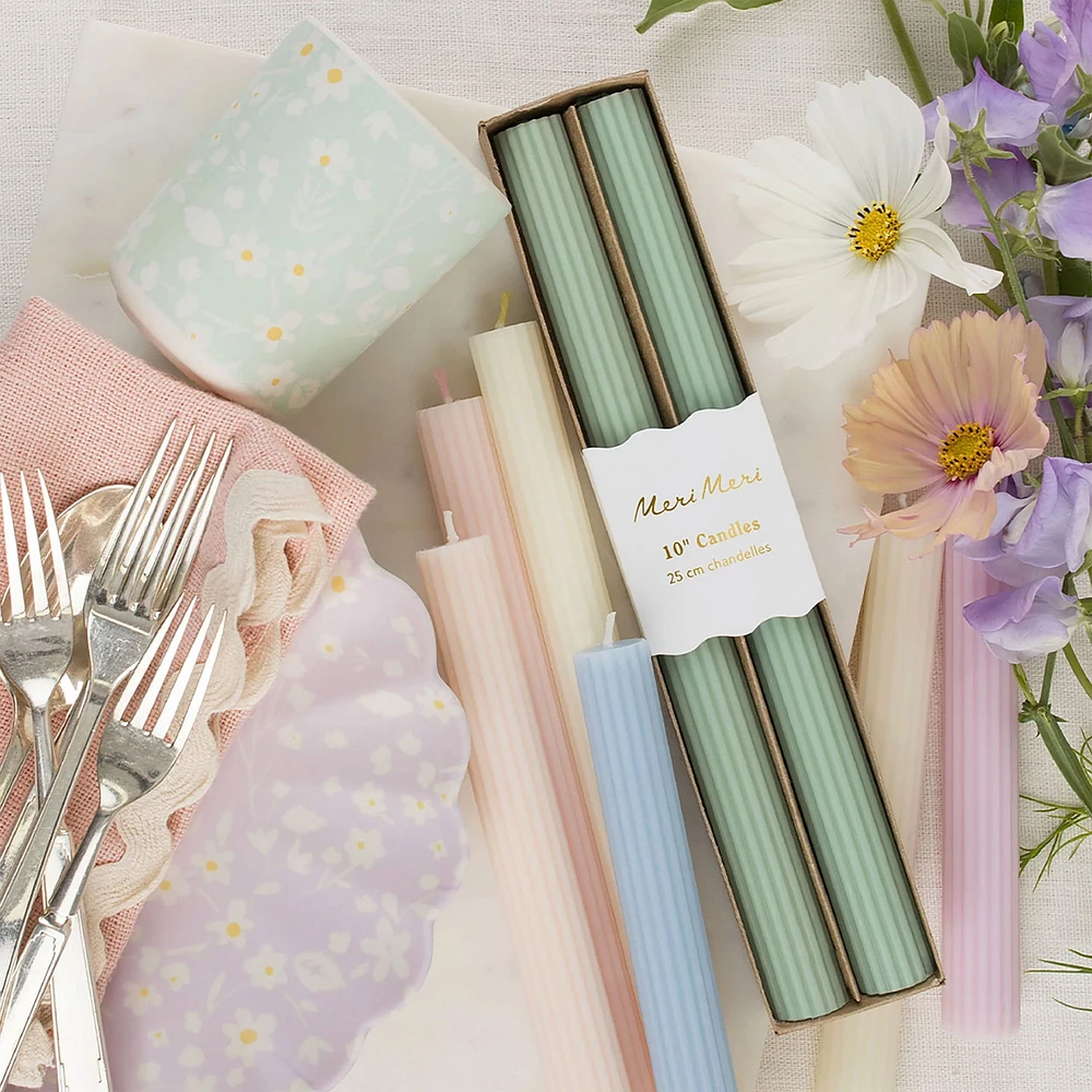 Ivory Table Candles(2)