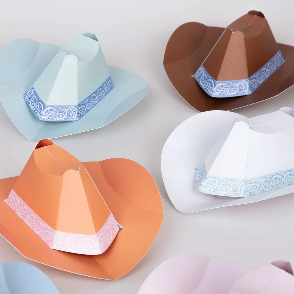 Mini Chapeaux Carton Western (8)
