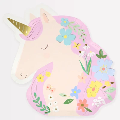 Meadow Unicorns Shaped Plates (8)