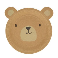 Assiettes de Carton (8) - Ours