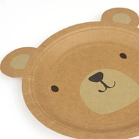 Assiettes de Carton (8) - Ours