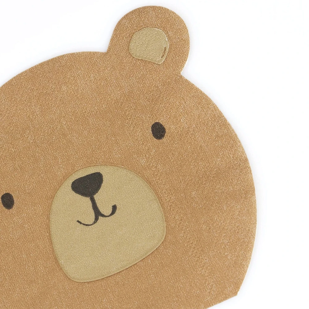 Woodland Bear Napkins (8)