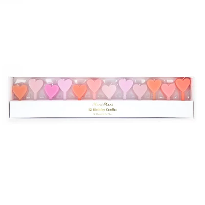Pink Heart Candles