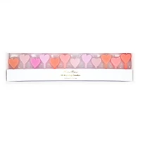 Pink Heart Candles