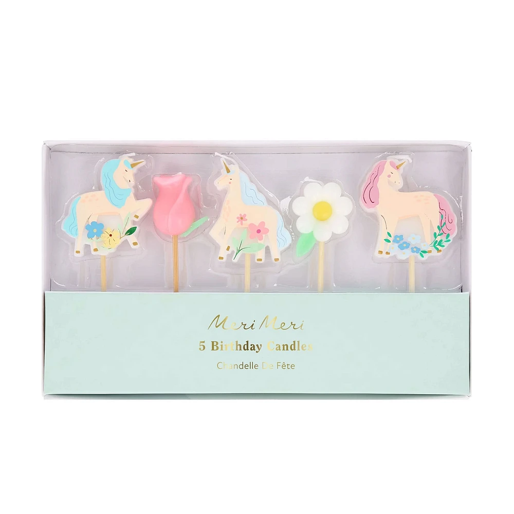 Meadow Unicorns Candles(5)