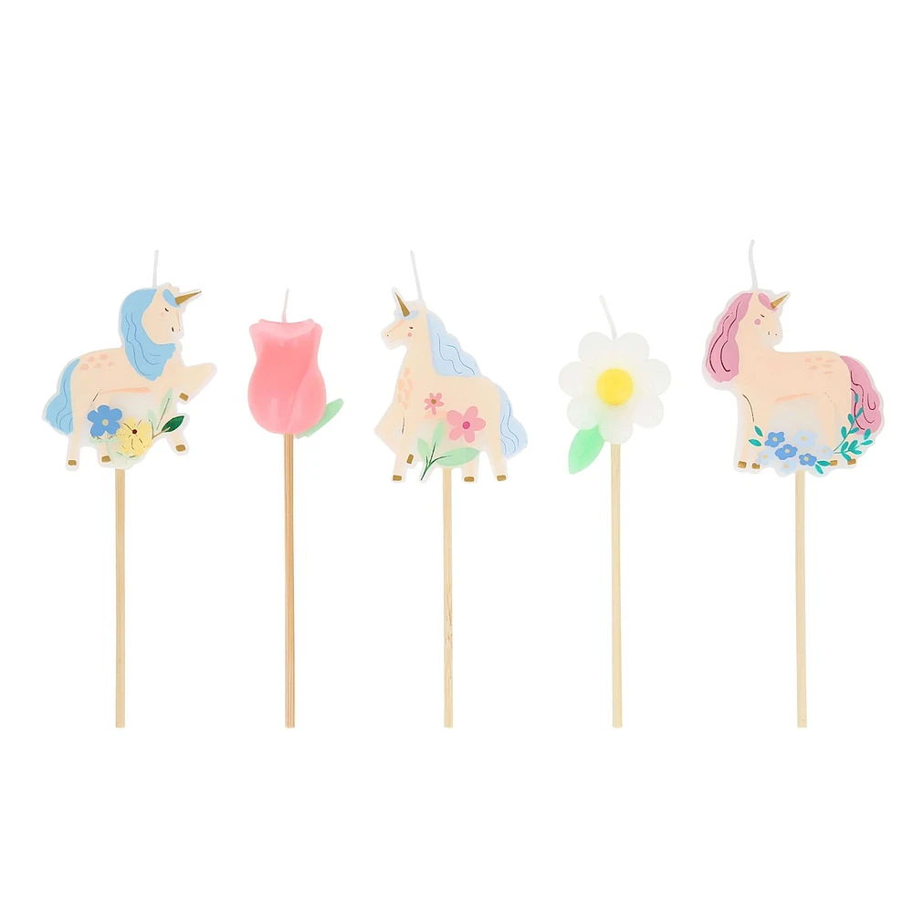 Meadow Unicorns Candles(5)