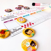 Tableau Mes Bonne Habitudes + Aimants