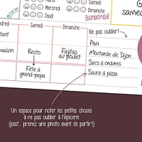 Calendrier - Organisateur Familial Horizontal