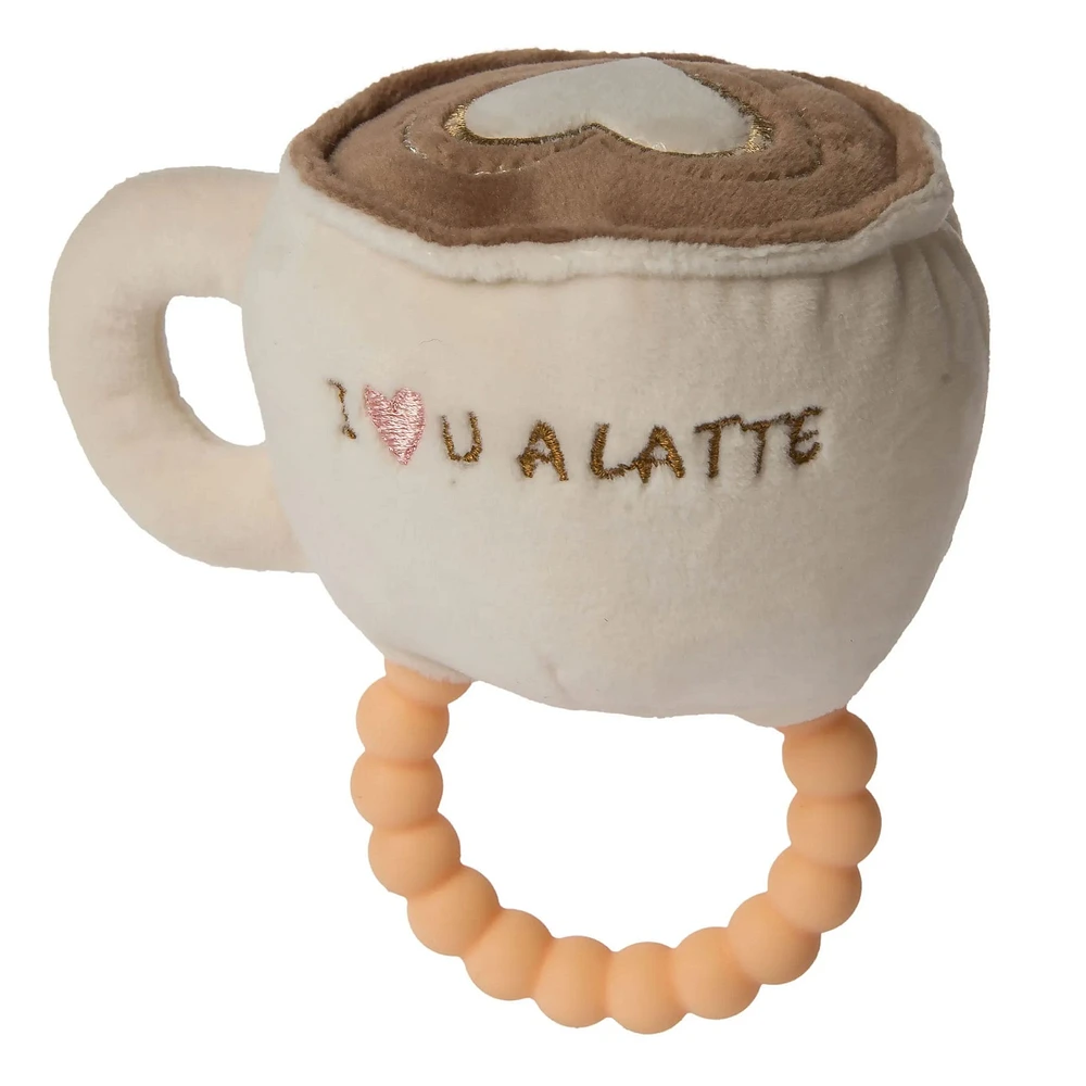 Teether Rattle - Latte