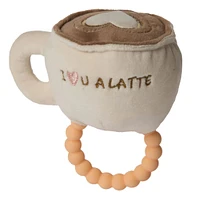 Teether Rattle - Latte