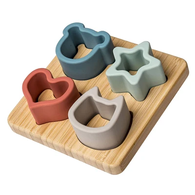 Formes Trieur en Silicone et Bambou