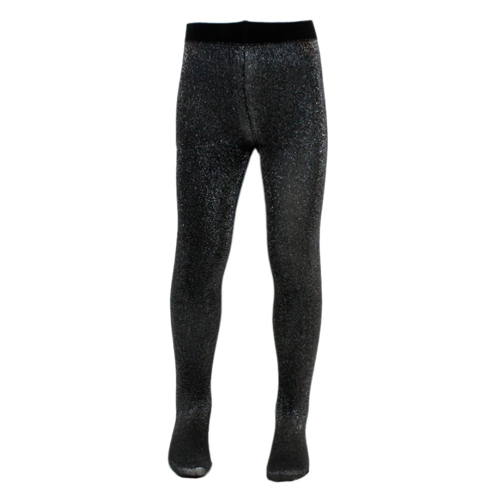 Black Lurex Tights 2-14y