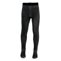 Black Lurex Tights  2-14y