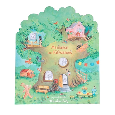 Cahier D'Autocollants - La Maison Aux 160 Stickers