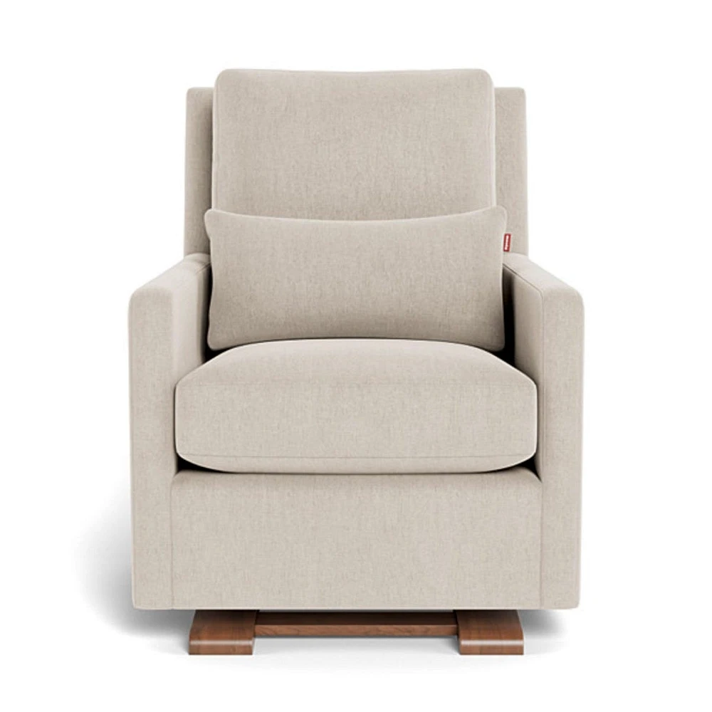 Fauteuil Berçant Como - Noyer / Dune
