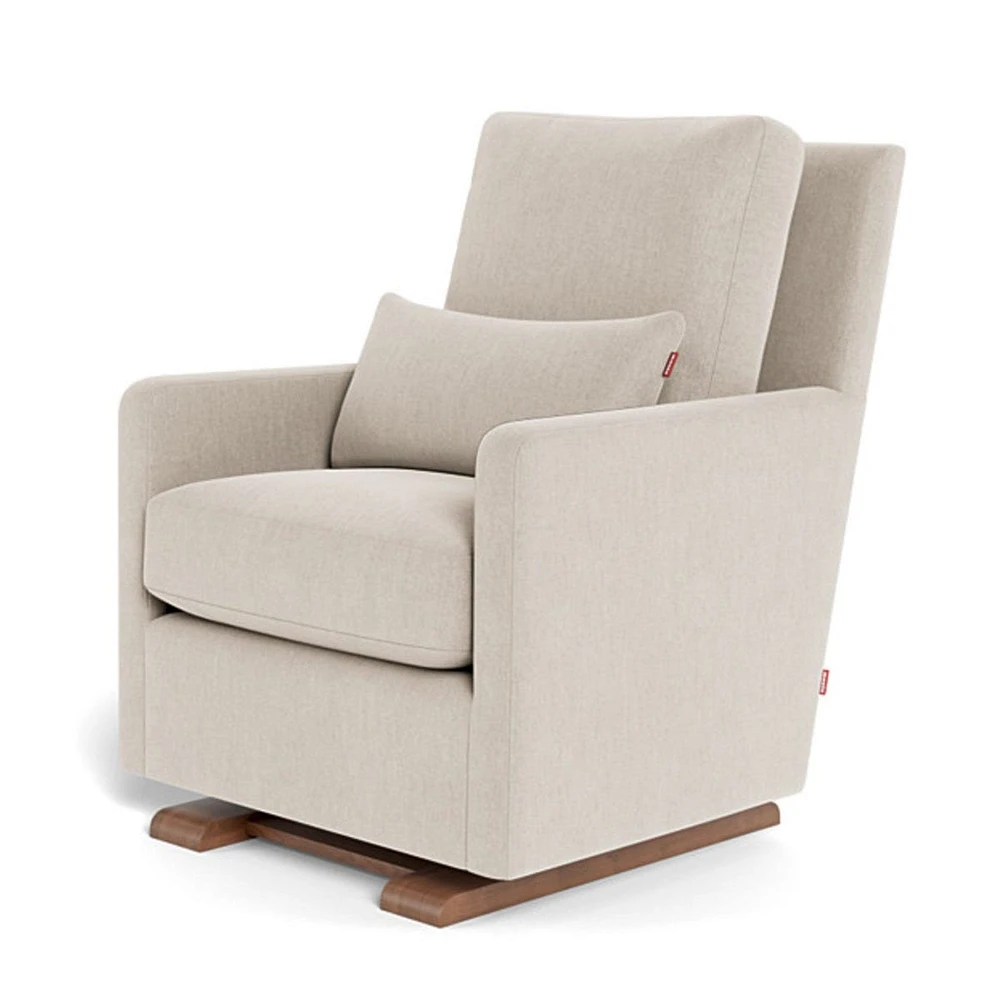 Fauteuil Berçant Como - Noyer / Dune