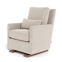Fauteuil Berçant Como - Noyer / Dune
