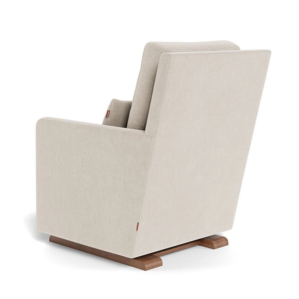 Fauteuil Berçant Como - Noyer / Dune