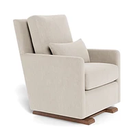 Fauteuil Berçant Como - Noyer / Dune