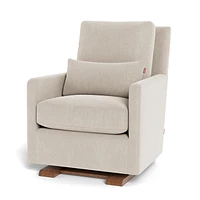 Fauteuil Berçant Como - Noyer / Dune