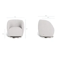 Fauteuil Berçant et Pivotant Gem