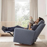 Grano Rocking and Reclining Armchair - Dune / Espresso(In Stock)