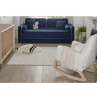 Joya Rocking Chair - White Faux Sheepskin / Maple (In Stock)