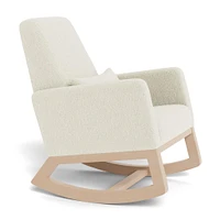 Joya Rocking Chair - White Faux Sheepskin / Maple (In Stock)