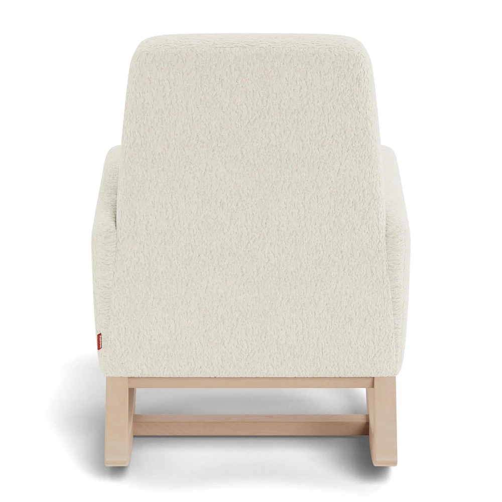 Joya Rocking Chair - White Faux Sheepskin / Maple (In Stock)