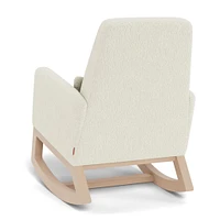 Joya Rocking Chair - White Faux Sheepskin / Maple (In Stock)