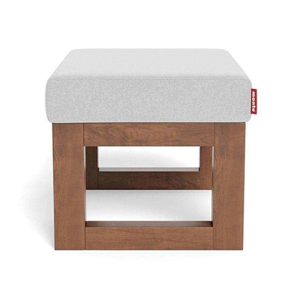 Joya Ottoman - Ash / Walnut