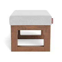 Joya Ottoman - Ash / Walnut