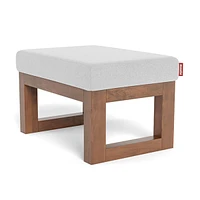 Joya Ottoman - Ash / Walnut