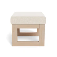 Joya Ottoman - Dune / Maple