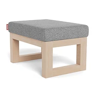 Joya Ottoman - Pepper Grey / Maple