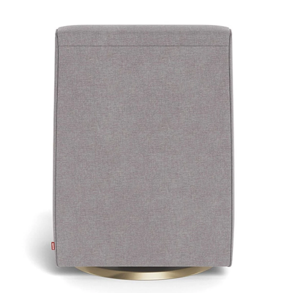 Luca Rocking and Swivel Chair - Pebble Grey / Gold