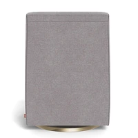 Luca Rocking and Swivel Chair - Pebble Grey / Gold