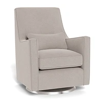 Fauteuil Berçant et Pivotant Luca - Sand / Argent