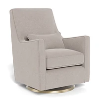 Luca Rocking and Swivel Chair - Sand / Gold