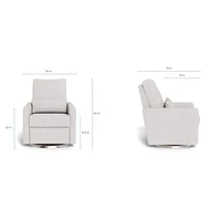 Fauteuil Berçant, Pivotant et Inclinable Matera