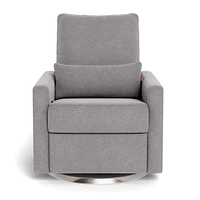 Matera Rocking, Swivel and Reclining Armchair - Pebble / Steel