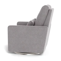 Matera Rocking, Swivel and Reclining Armchair - Pebble / Steel