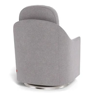 Nessa Rocking and Swivel Glider - Pebble / Steel