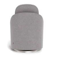 Nessa Rocking and Swivel Glider - Pebble / Steel